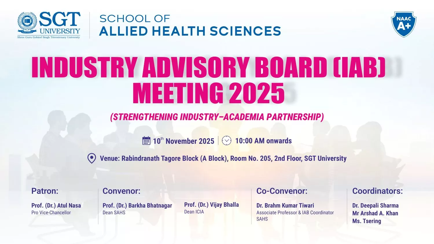 Industry Advisory Board (IAB) Meeting