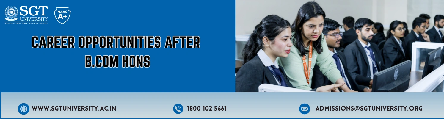 Career Opportunities After B.Com Hons in India