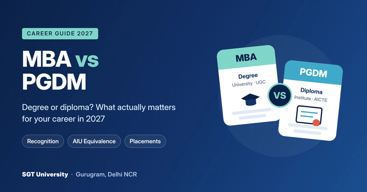MBA vs PGDM: which is better for your career in 2027