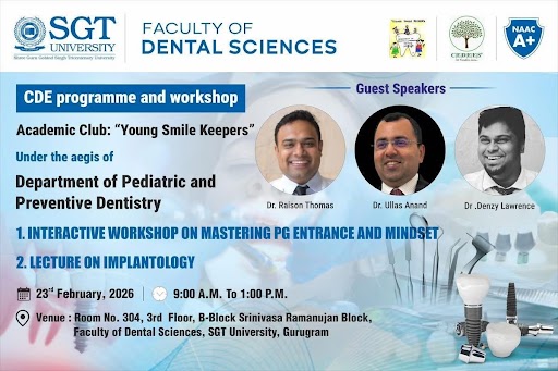 CDE Program and Workshop on 23rd February 2026