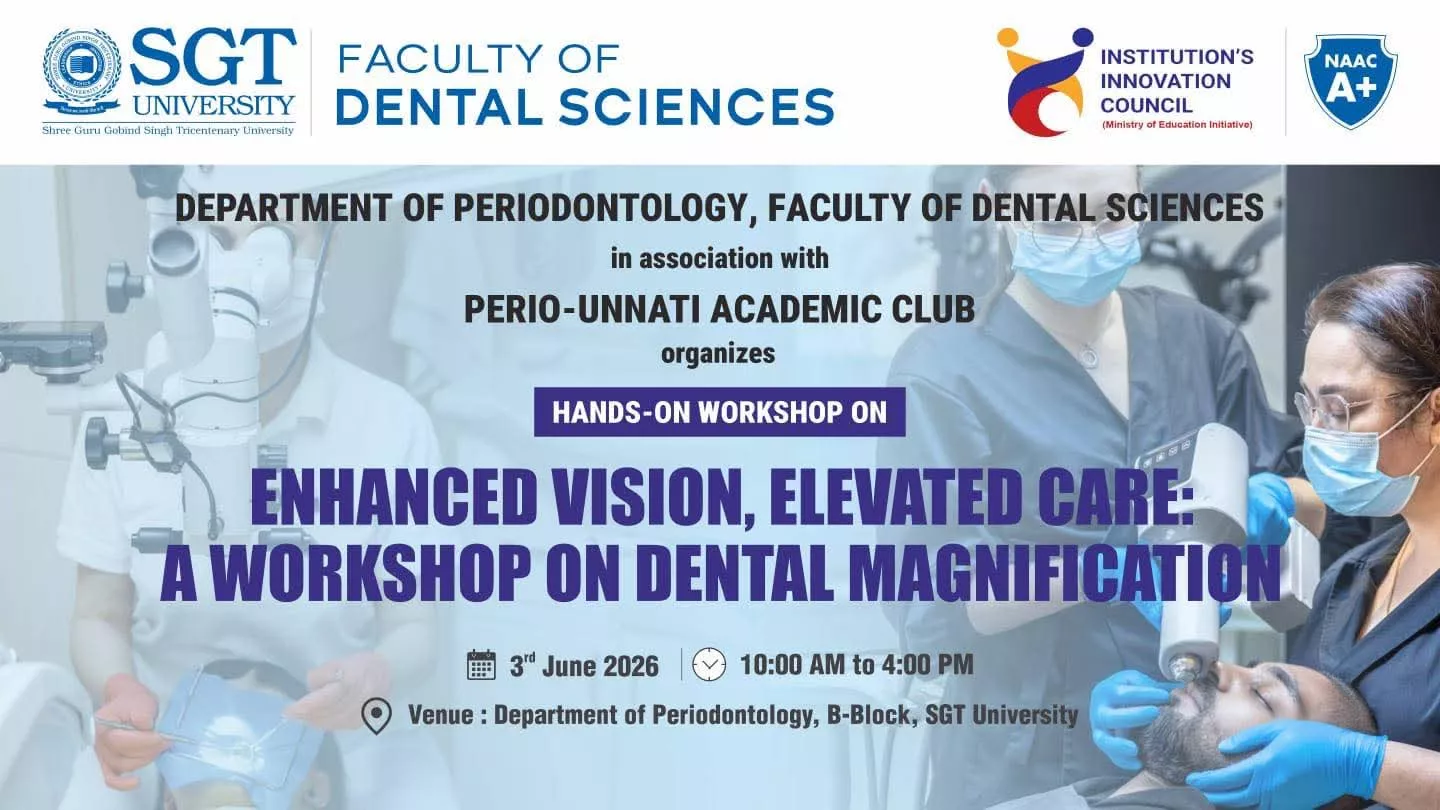 Faculty of Dental Sciences Organises Hands-on Workshop on Dental Magnification