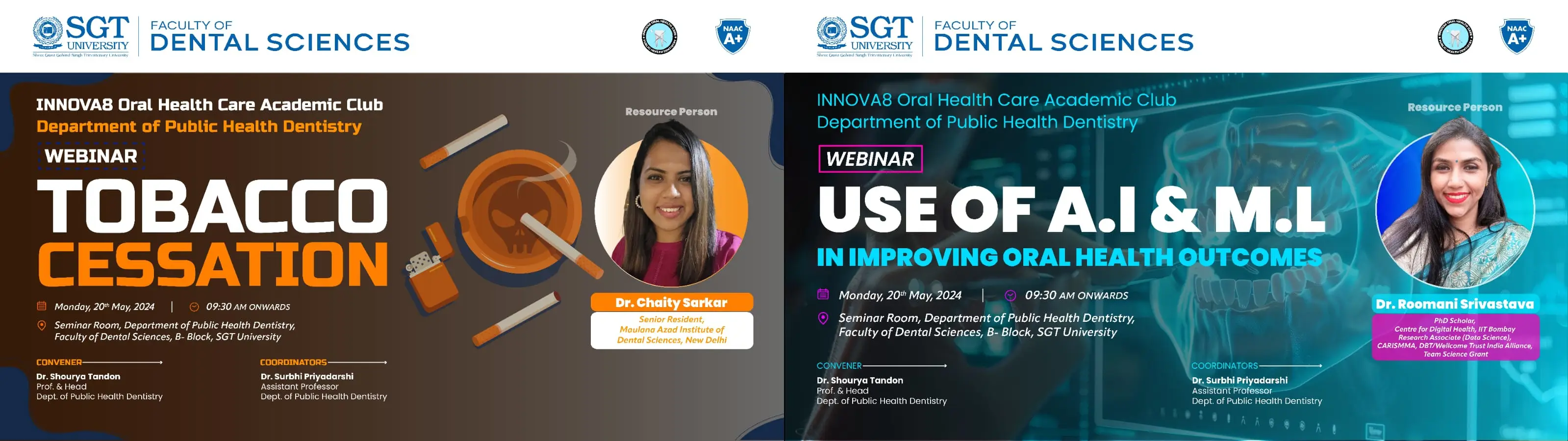 Webinar: Tobacco Cessation and Use of AI and ML in Improving Oral Health Outcomes