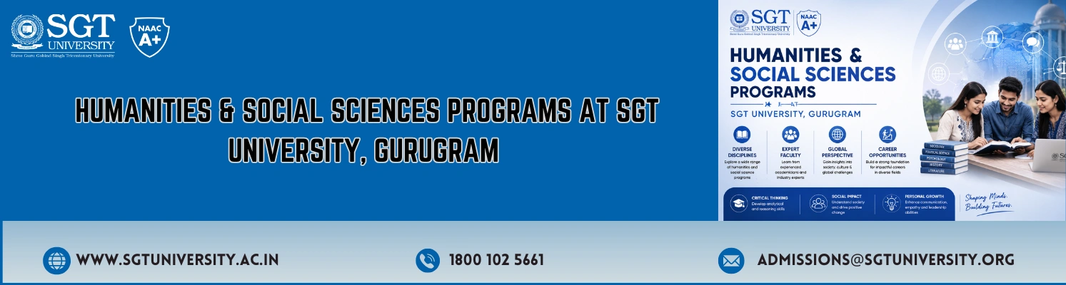 Humanities & Social Sciences Programs at SGT University, Gurugram