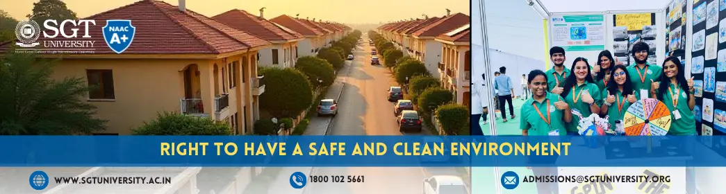 Right To Have a Safe and Clean Environment