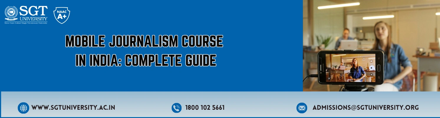 Mobile Journalism Course (MoJo) in India