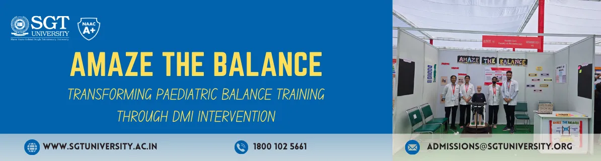 AMAZE THE BALANCE: Revolutionizing Paediatric Balance Training with DMI Intervention | Synergy 2024