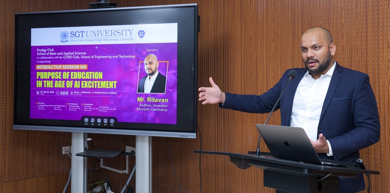 Prodigy Club & CODE Club Interactive Sessions on AI and Education | SGT University