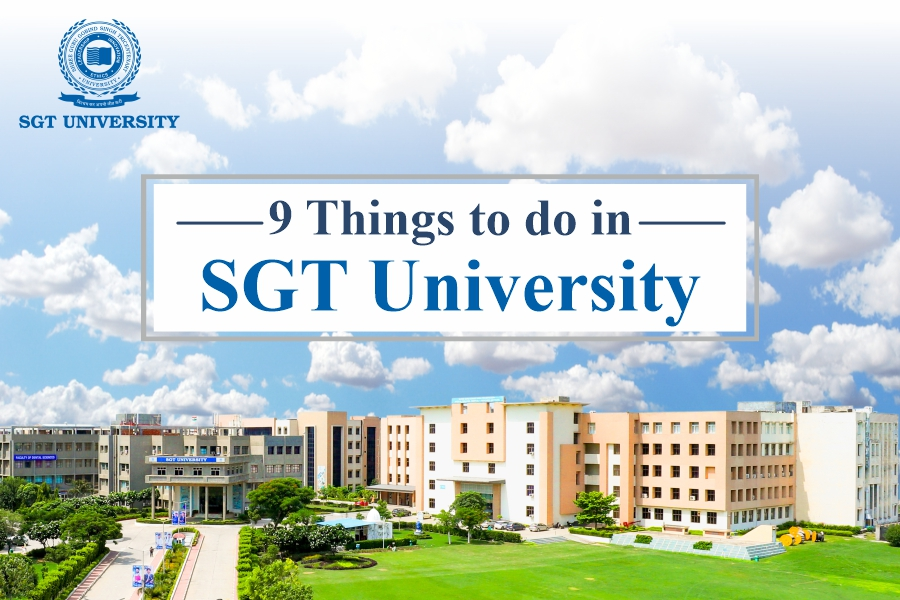 9 things to do in sgt university