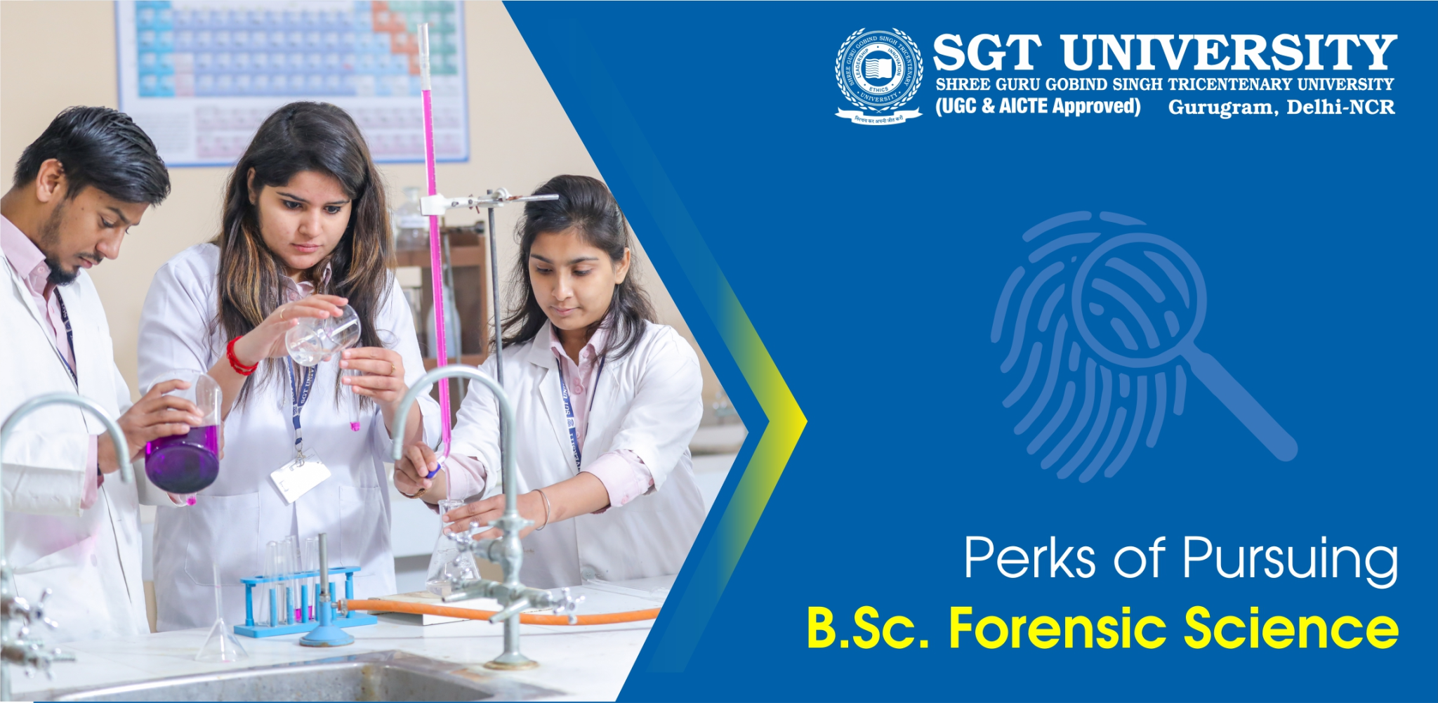 Pursuing B.Sc. Forensic Science