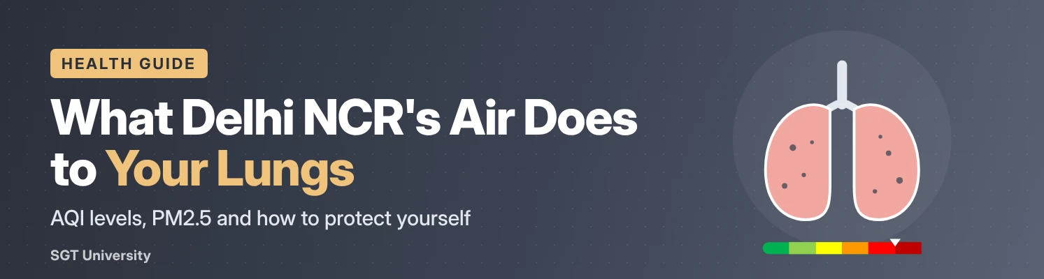 Delhi NCR air pollution and your lungs: AQI levels, PM2.5 and how to protect yourself