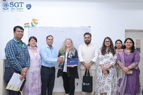 Visit of Delegate from Exeter University