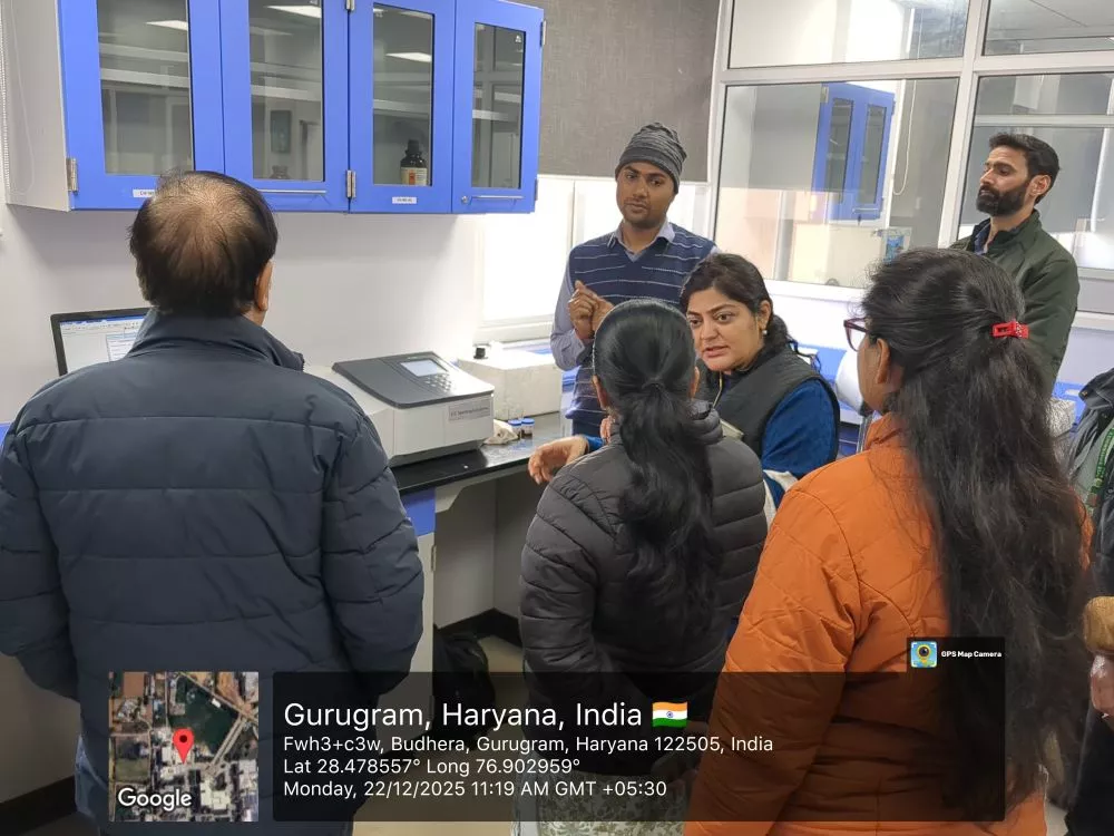 Hands-on-training on UV spectrometer