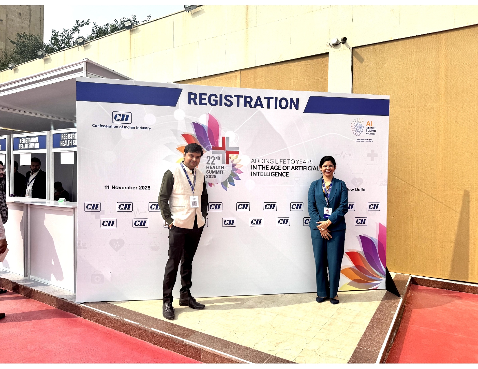 Team attended 22nd CII Annual Health Summit 2025, focussing on “Adding Years to Life In the Age of Artificial Intelligence” held at The Lalit, New Delhi 1