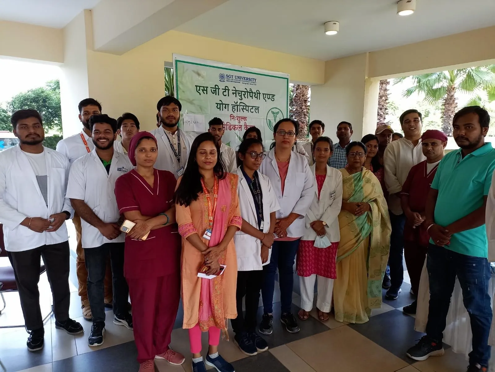 SGT Naturopathy and Yoga Hospital organized an awareness and free medical health check-up camp in The Heartsong Society, Sector 108, Gurugram 1