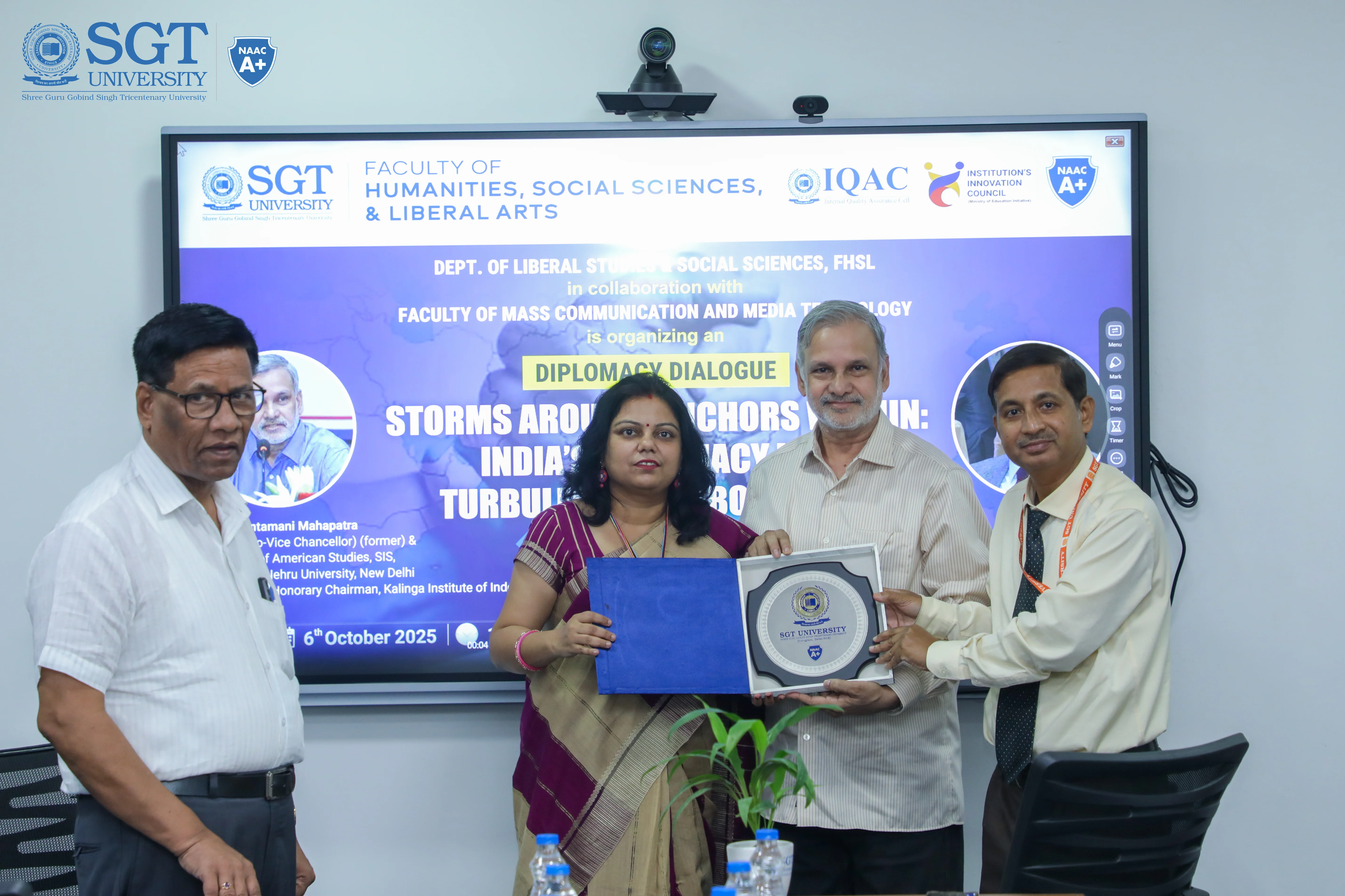 India’s Diplomacy in Motion: SHSL Hosts Insightful Dialogue on Neighbourhood Politics 1