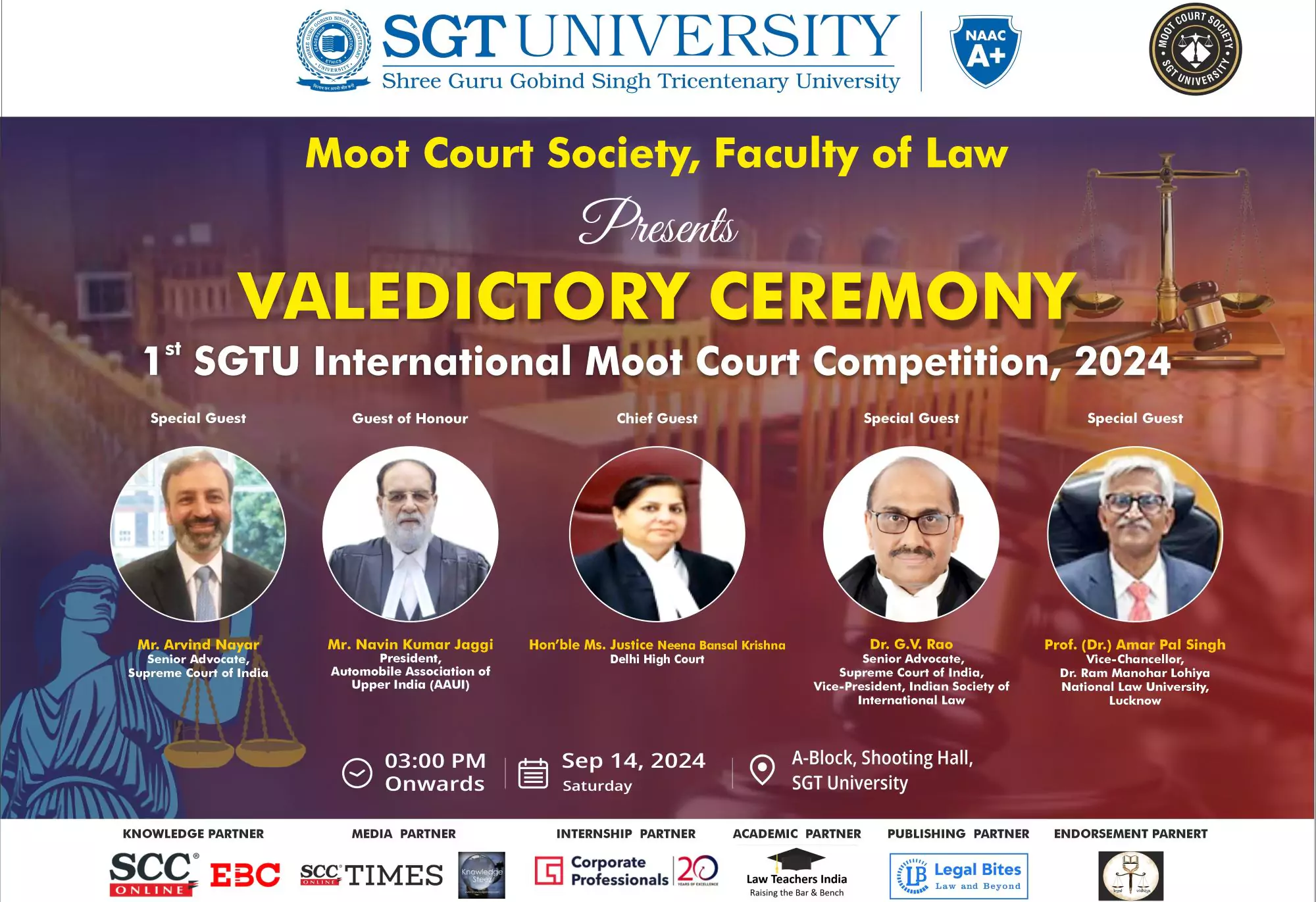 1st SGTU International Moot Court Competition, 2024 1