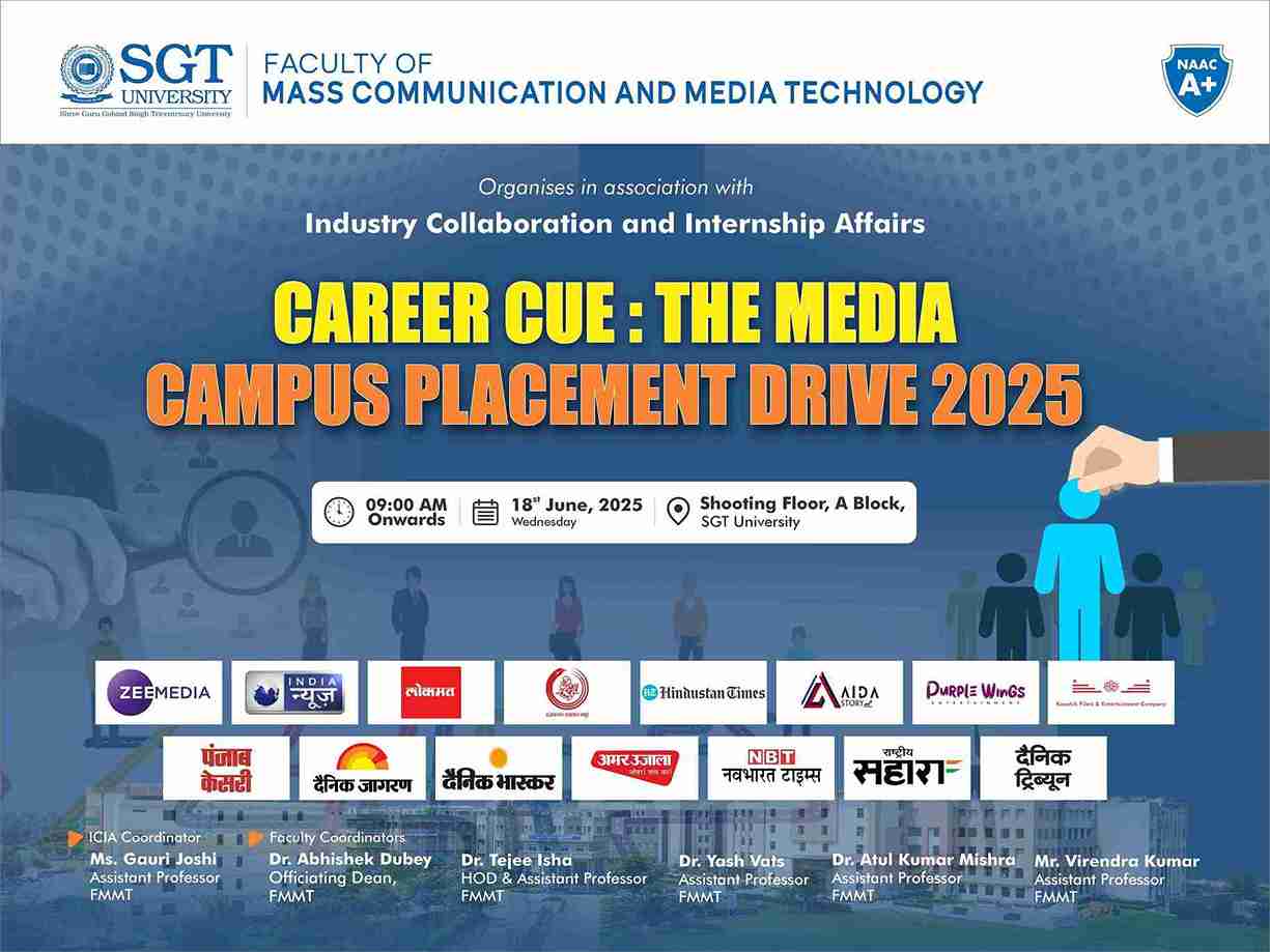 Career Cue: The Media – Campus Placement Drive 2025 1