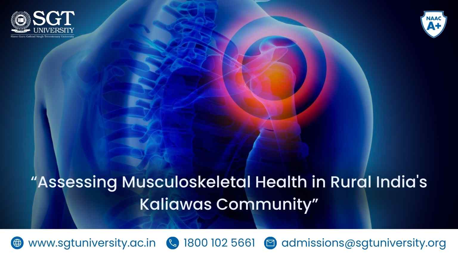 Musculoskeletal Disorders in Rural Population of Kaliawas, India