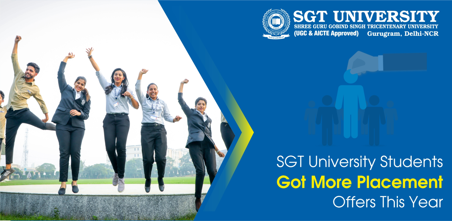 SGT University Students Got More Placement Offers This Year