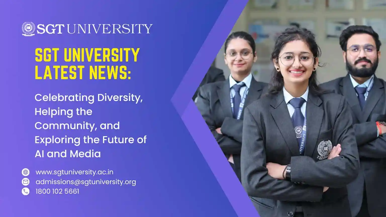 SGT University Latest News: Celebrating Diversity, Helping the Community and Discussing AI