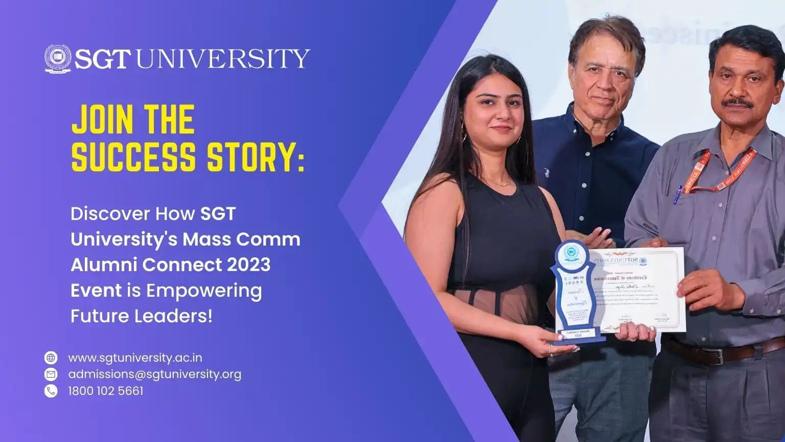 SGT University Latest News: FMMT’s Alumni Connect 2023 Event