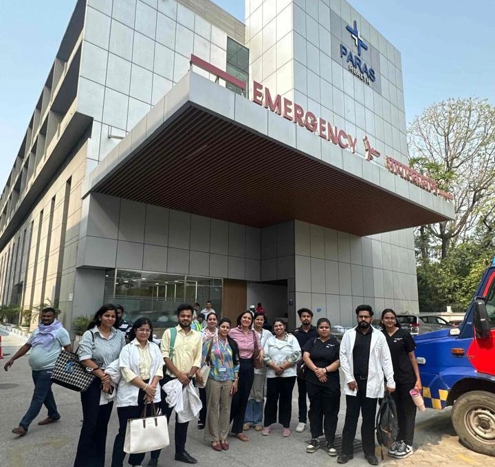 Organized an enlightening visit to Paras Hospital 1