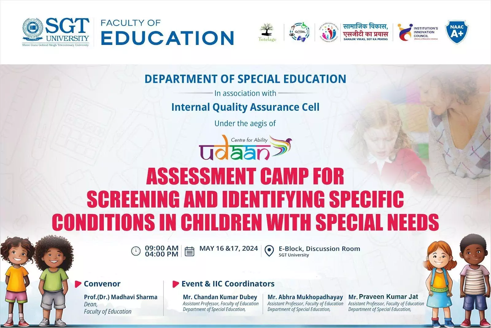 Assessment Camp for Screening and Identifying Specific Conditions in Children with Special Needs 1