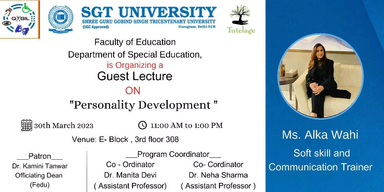 Guest Lecture on “Personality Development” 1