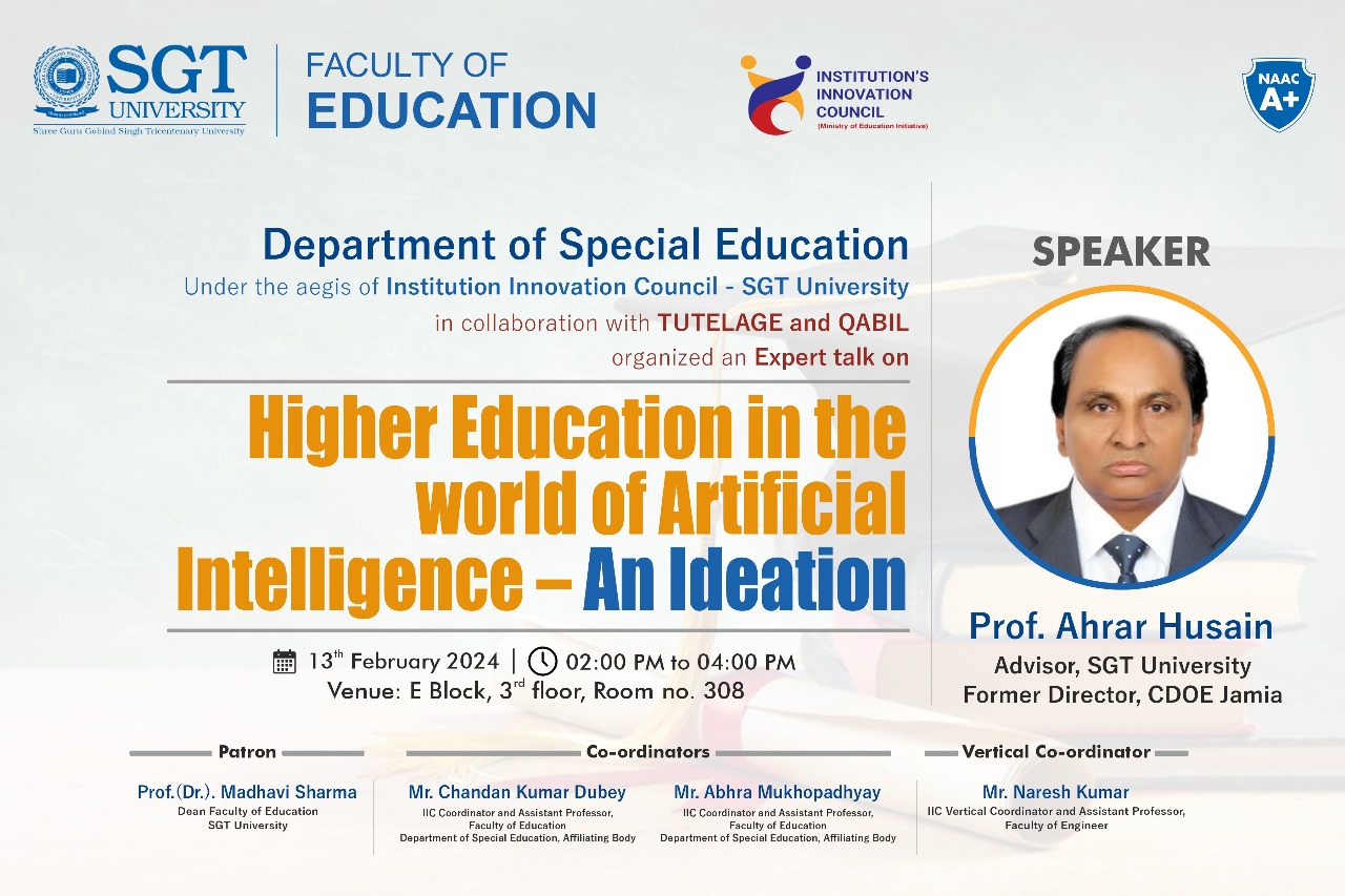 Report on Expert talk on 