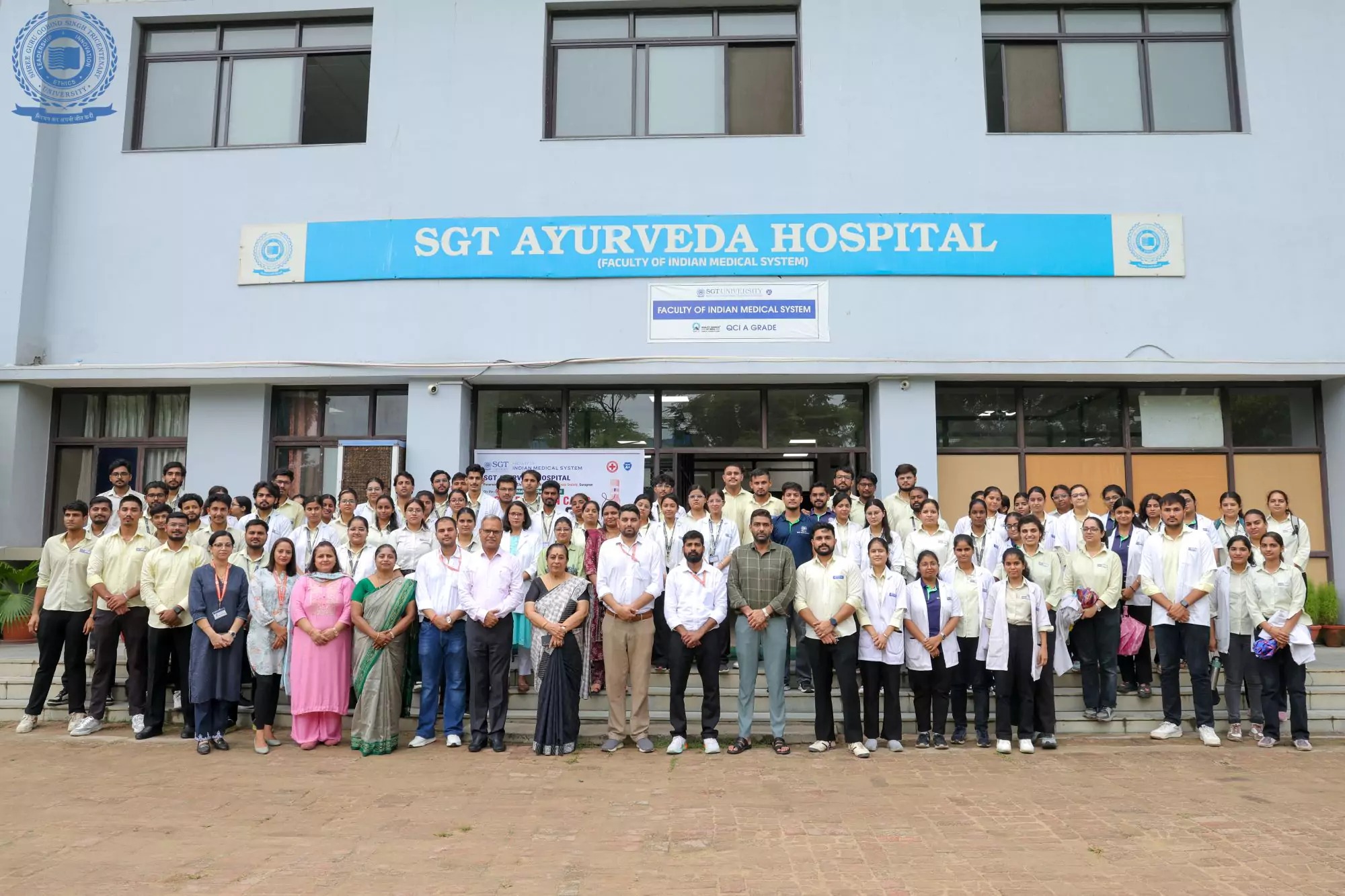 SGT University Marks Charak Jayanti 2025 with a Lifesaving Blood Donation Drive 1