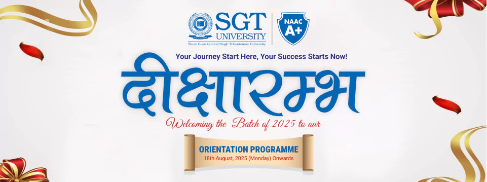 Deeksharambh 2025: SGT University Hosts Its Fresh Batch of Students 1