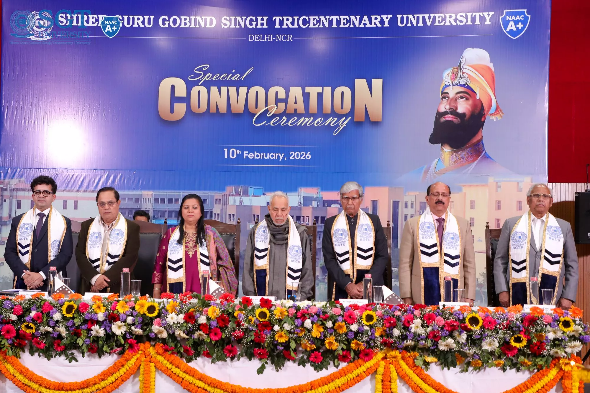 SGT University Holds Special Convocation Ceremony; Confers Honorary Doctorate Degrees on Haryana Health Minister Ms. Aarti Singh Rao and Padma Shri Bimal Kumar Jain 1