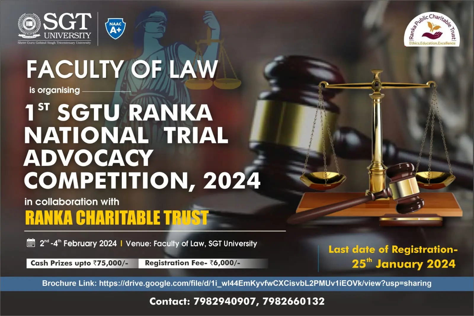 1st SGTU Ranka National Trial Advocacy Competition 2024 1