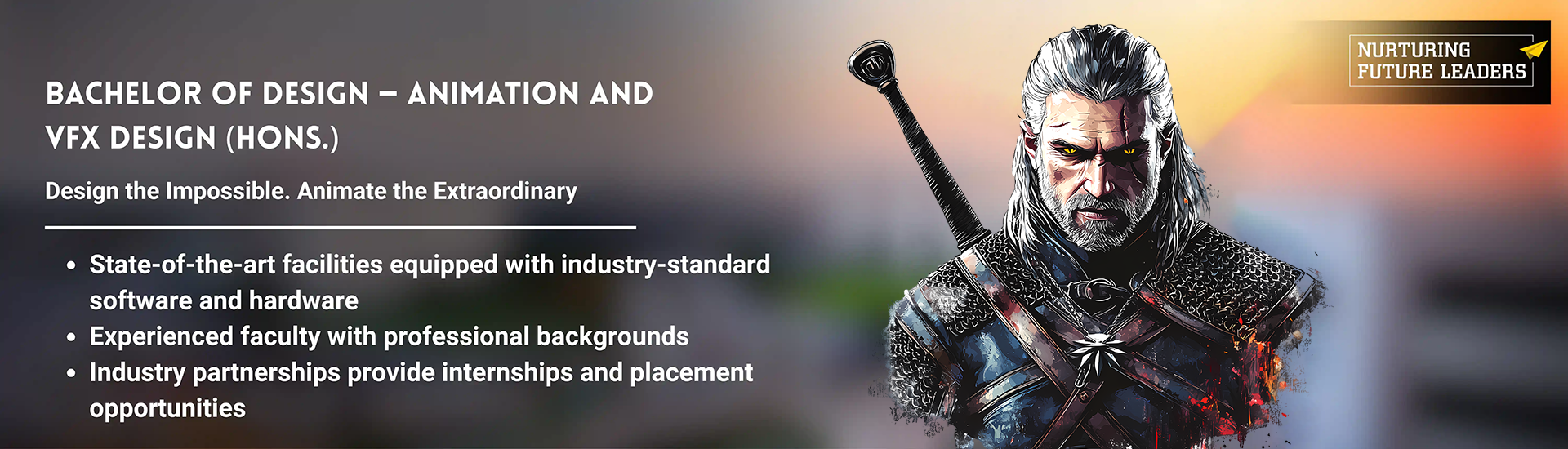 Bachelor of Design - Animation and VFX Design (Hons. With Research)