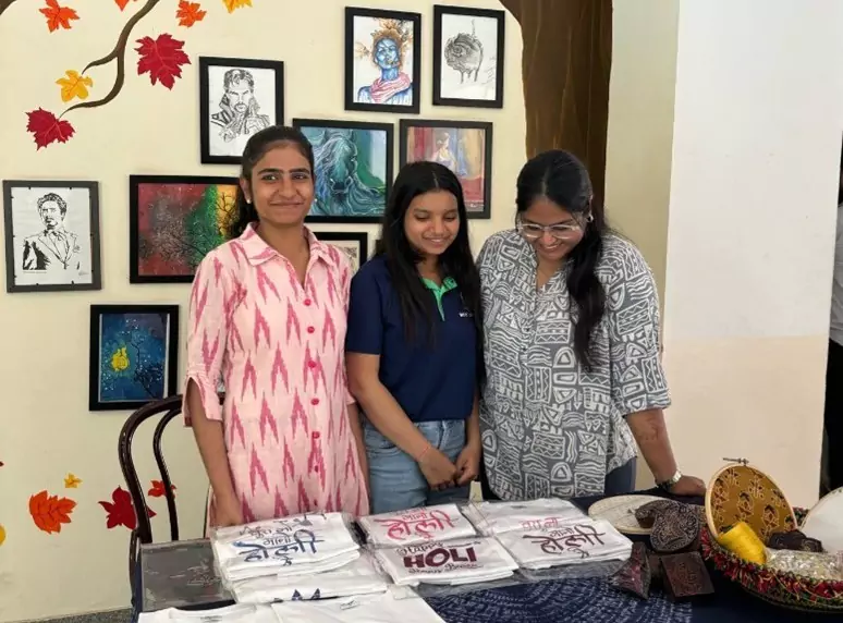 Holi Celebrations through Block Printing 1