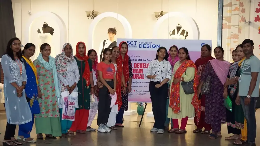 Skill Development program for rural women in collaboration with samajik vikas SGT ka prayas 1