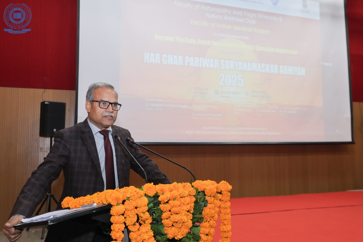 Har ghar parivaar suryanamaskar abhiyaan at sgt university