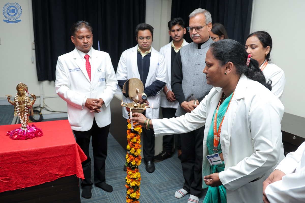 Department of Rachana Sharir organised an event on 12 th February 2025.At 9am Body receiving ceremony