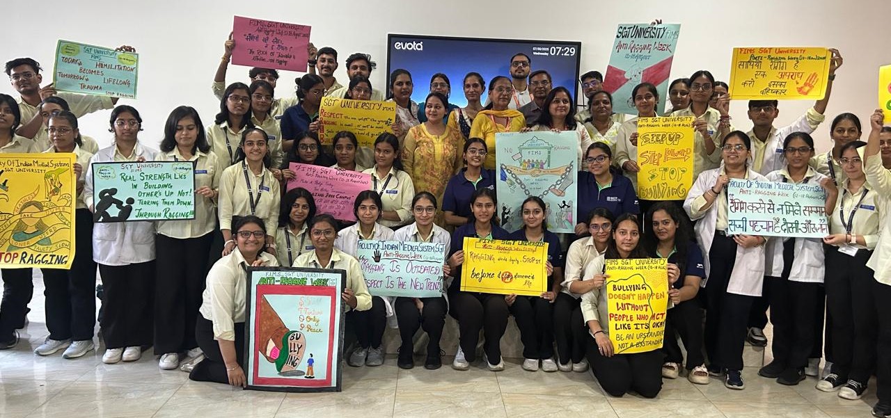 Empowering Students, Eradicating Ragging: Anti-Ragging Week at FIMS, SGT University