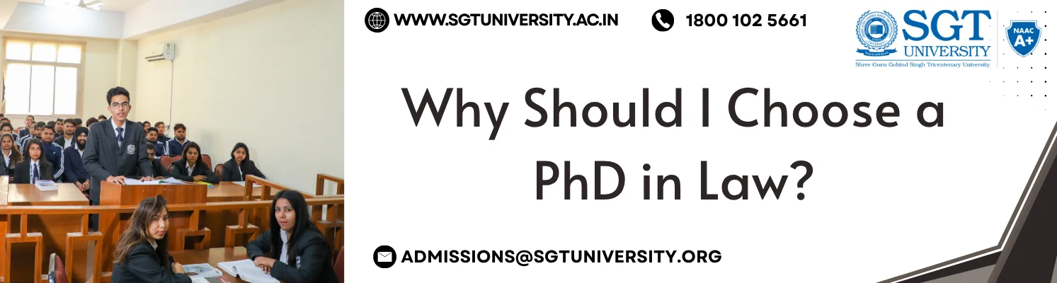 Why Should I Choose a PhD in Law? Legal Research and Academic Career