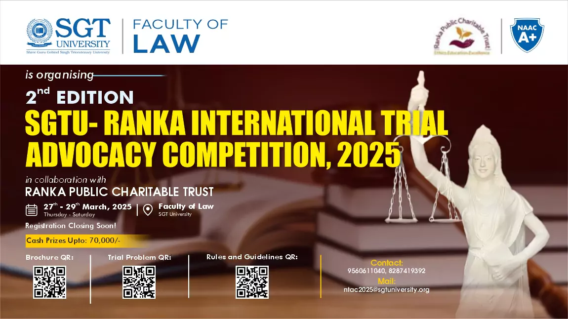 2nd EDITION SGTU-RANKA INTERNATIONAL TRIAL ADVOCACY COMPETITION,2025 1