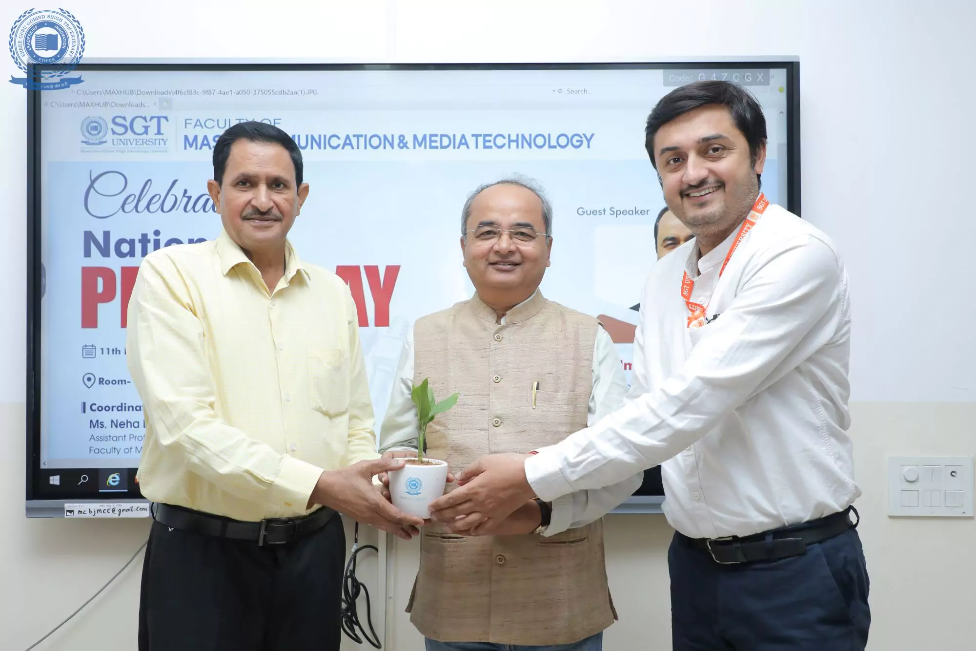 Celebrating National Press Day with Insights from Media Veteran at SGT University 1