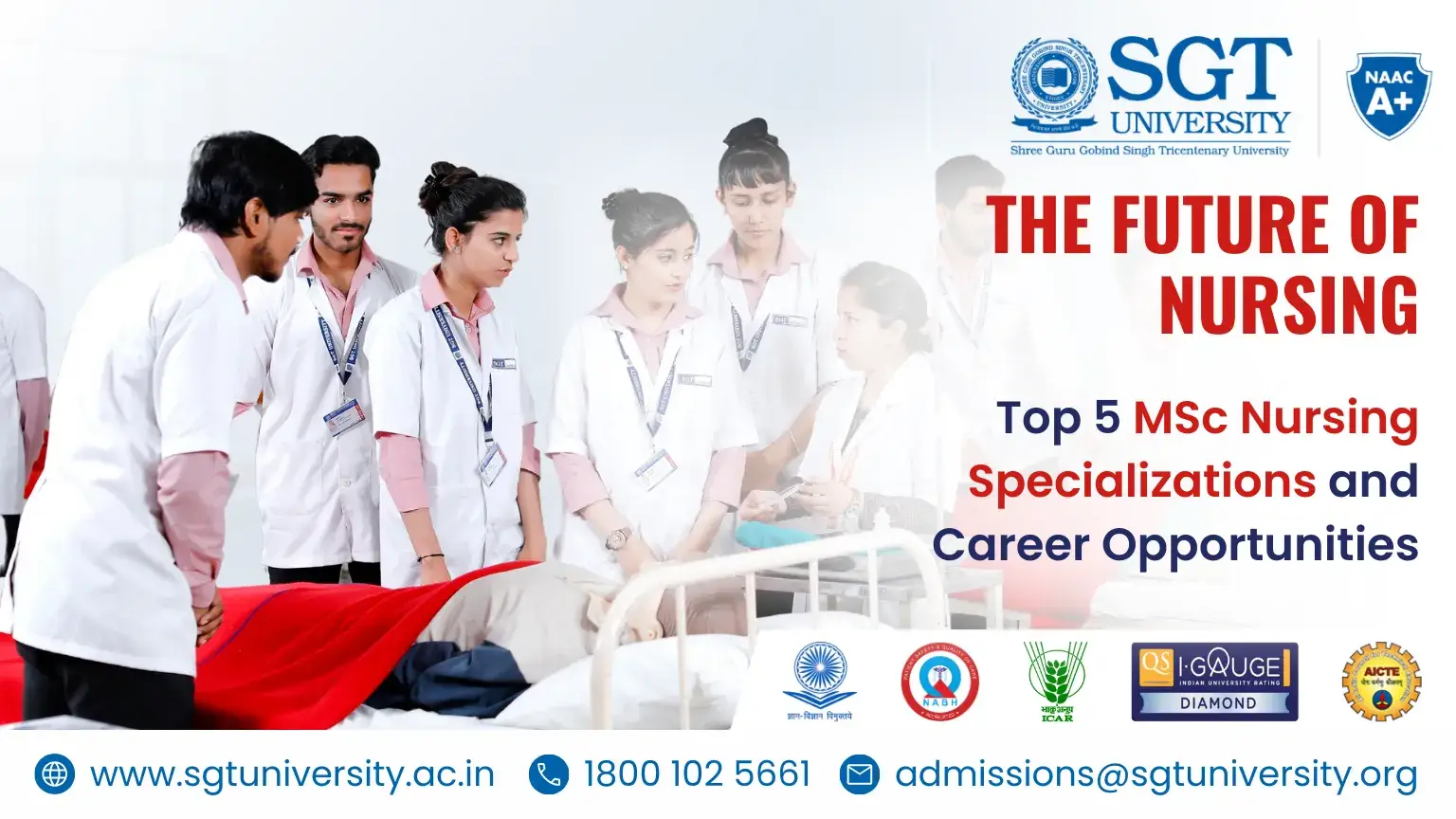 The Future of Nursing: Top 5 Most In-Demand MSc Nursing Specialisations and Career Opportunities