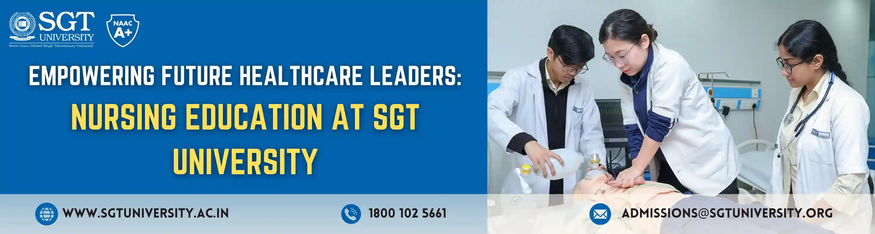 Empowering Future Healthcare Leaders: Nursing Education at SGT University