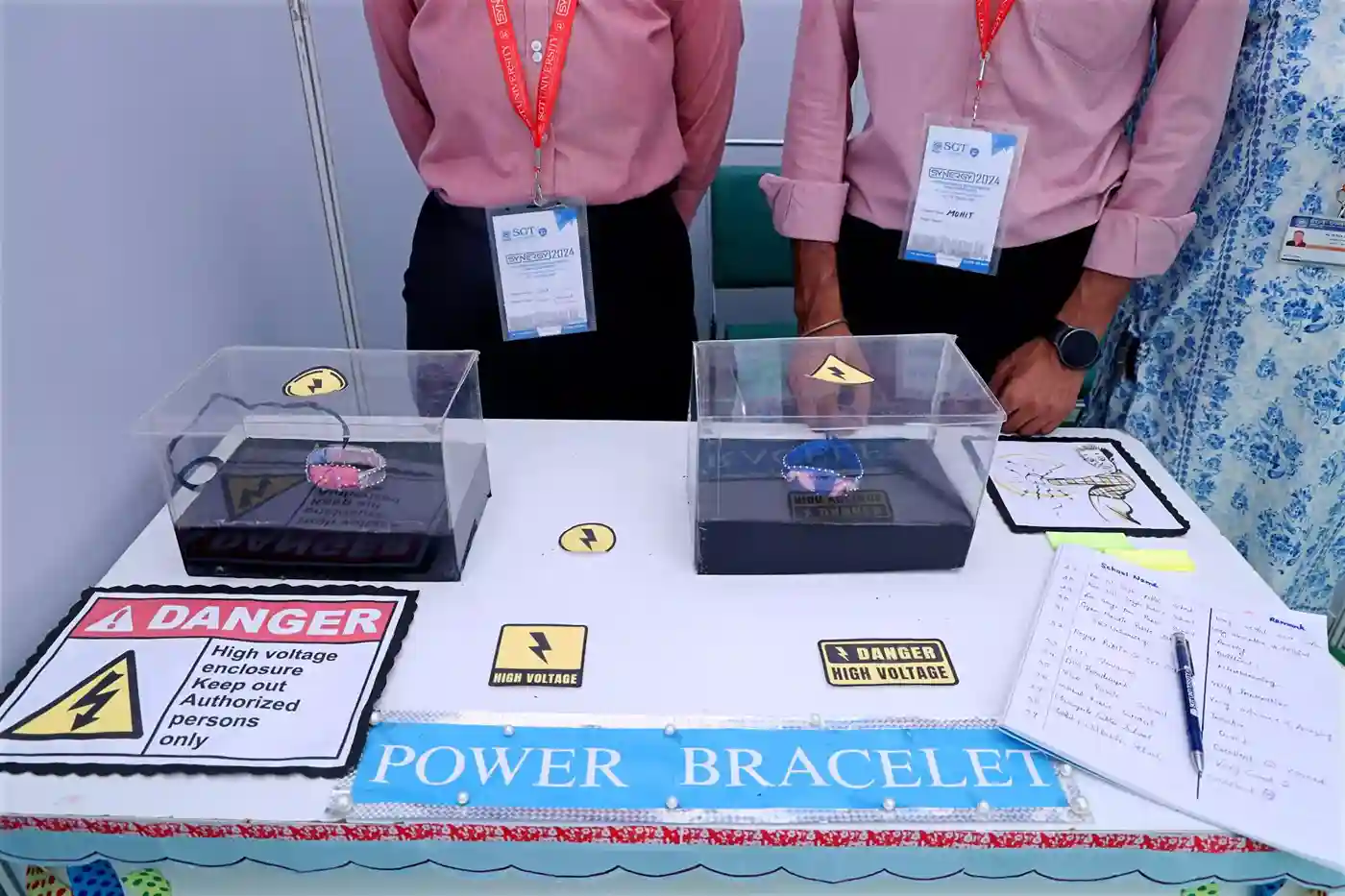 Power Bracelet: Innovative Self-Defense Device for Women’s Safety by SGT University at Synergy 2024