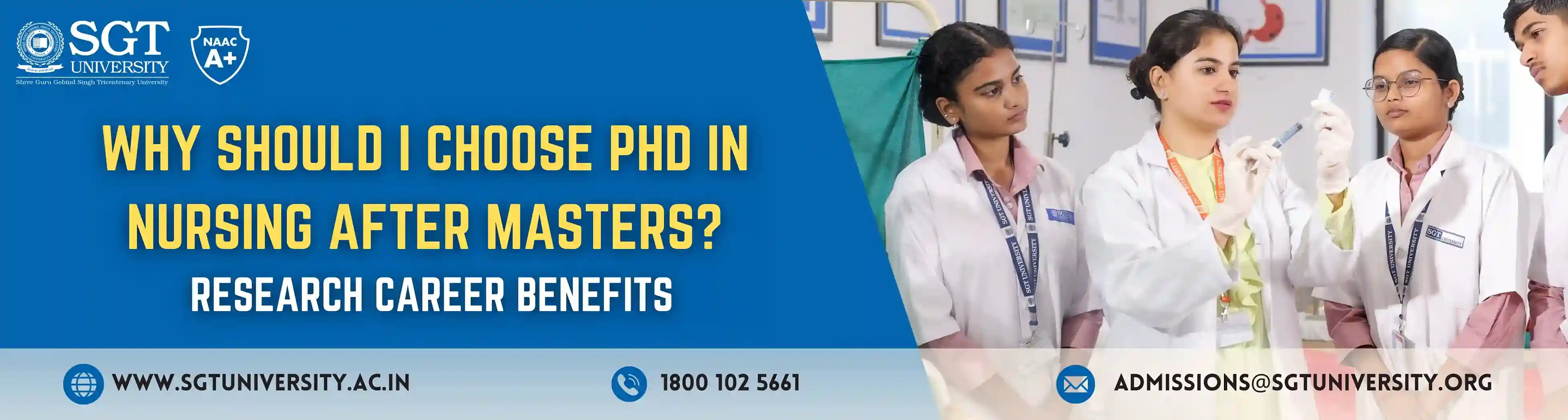 Why Should I Choose PhD in Nursing After Masters? Research Career Benefits