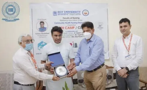 Health Camp at Higher Secondary School at Daulatabad village 1